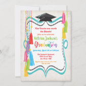 Invitation de la fête de graduation (Devant)