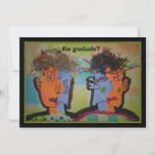 Invitation de la fête de graduation (Devant)