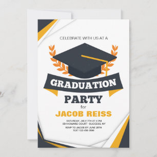 Invitation de la fête de graduation