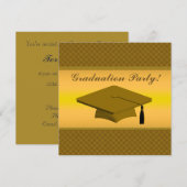 Invitation de la fête de graduation (Devant / Derrière)