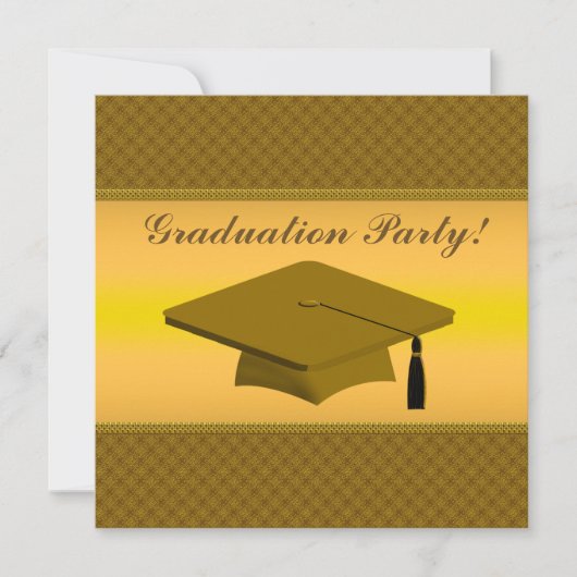 Invitation de la fête de graduation (Devant)
