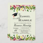 Invitation de la fête de graduation (Devant / Derrière)