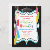 Invitation de la fête de graduation (Devant)