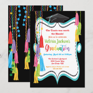 Invitation de la fête de graduation