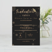 Invitation de la fête de graduation (Debout devant)