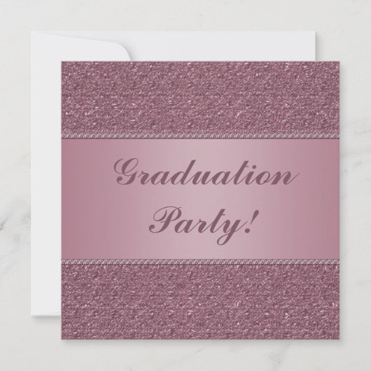 Invitation de la fête de graduation (Devant)