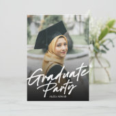 Invitation de la fête de graduation (Debout devant)