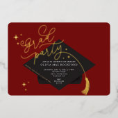 Invitation de la fête de graduation (Recto)