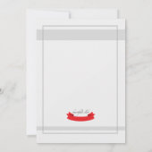 Invitation de la fête de graduation (Dos)