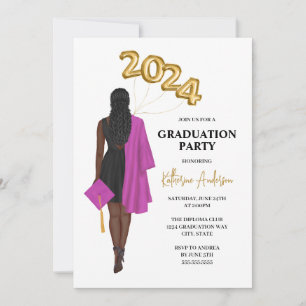 Invitation de la fête de graduation