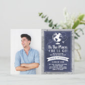 Invitation de la fête de graduation (Debout devant)