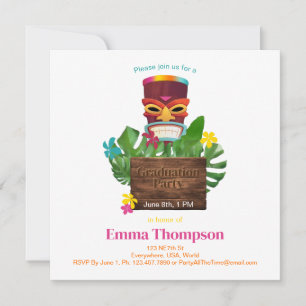Invitation de la fête de graduation