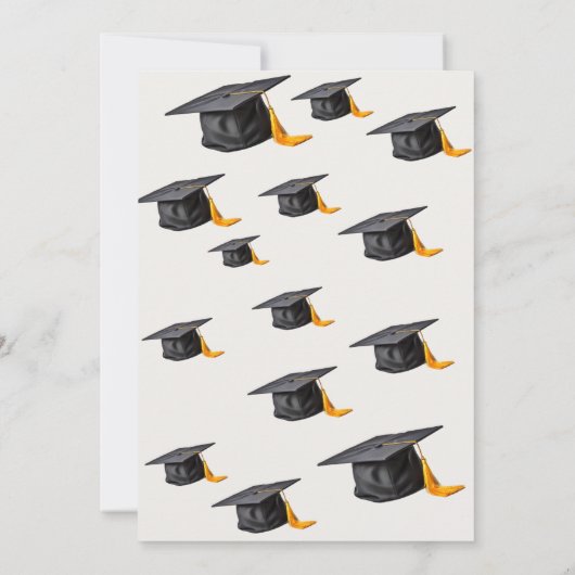 Invitation de la fête de graduation (Dos)