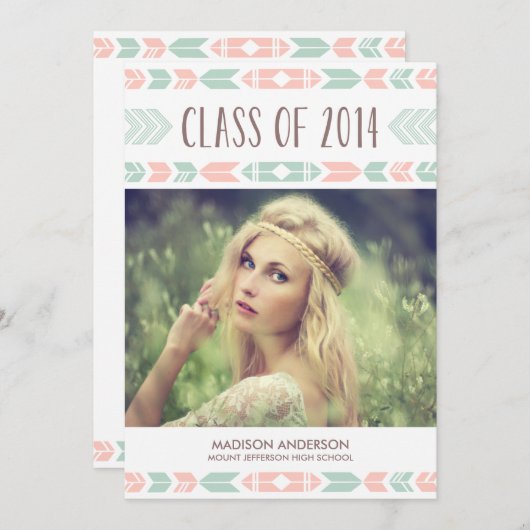 Invitation de la fête de graduation 2014 (Devant / Derrière)