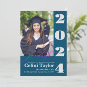 Invitation de la fête de graduation 2026 avec phot (Debout devant)