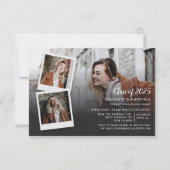 Invitation de la fête de graduation avec 4 photos  (Devant)