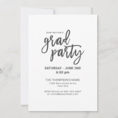 Invitation de la fête de graduation combinée (Dos)