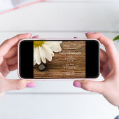 Invitation de la fête de graduation Daisy and Barn