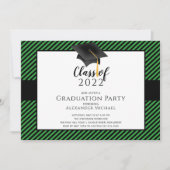 Invitation de la fête de graduation de Casquette m (Devant)