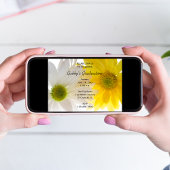 Invitation de la fête de graduation de deux margue