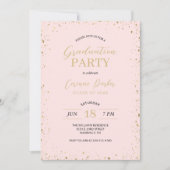 Invitation de la fête de graduation de Glitz moder (Devant)