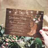 Invitation de la fête de graduation de la fille Bo