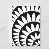 Invitation de la fête de graduation de la Fleur no (Dos)