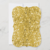 Invitation de la fête de graduation de la Glitteri (Dos)