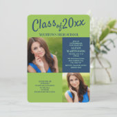 Invitation de la fête de graduation de la Marine B (Debout devant)