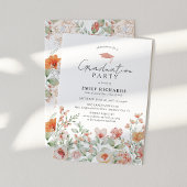 Invitation de la fête de graduation de la Pêche bo