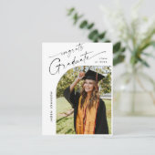 Invitation de la fête de graduation de la photo mo (Debout devant)