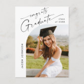 Invitation de la fête de graduation de la photo mo (Devant)