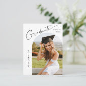 Invitation de la fête de graduation de la photo mo (Debout devant)