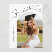 Invitation de la fête de graduation de la photo mo (Devant)