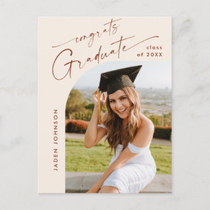 Invitation de la fête de graduation de la photo mo