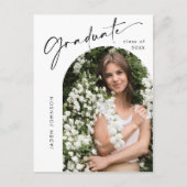 Invitation de la fête de graduation de la photo mo (Devant)