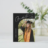 Invitation de la fête de graduation de la photo mo (Debout devant)