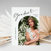 Invitation de la fête de graduation de la photo mo