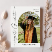 Invitation de la fête de graduation de la photo mo