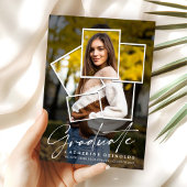 Invitation de la fête de graduation de la photo mo