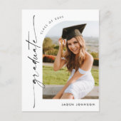 Invitation de la fête de graduation de la photo mo (Devant)