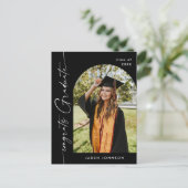 Invitation de la fête de graduation de la photo mo (Debout devant)