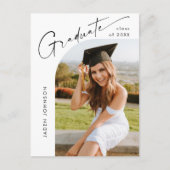 Invitation de la fête de graduation de la photo mo (Devant)