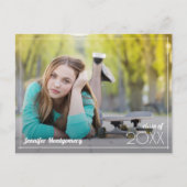 Invitation de la fête de graduation de la photo mo (Devant)