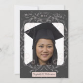 Invitation de la fête de graduation de la photogra (Devant)