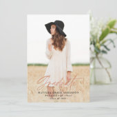 Invitation de la fête de graduation de la typograp (Debout devant)