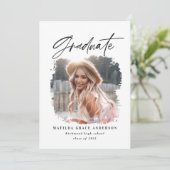 Invitation de la fête de graduation de la typograp (Debout devant)