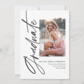 Invitation de la fête de graduation de la typograp (Devant)