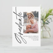 Invitation de la fête de graduation de la typograp (Debout devant)