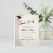 Invitation de la fête de graduation de porc (Debout devant)